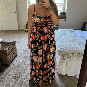 Free People Wisteria Maxi Floral Dress | Size XS